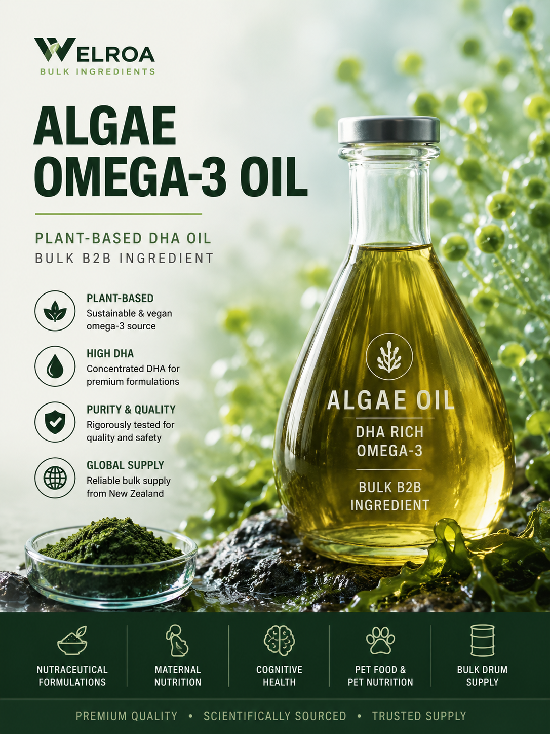 Algae Omega-3 Oil | Bulk B2B