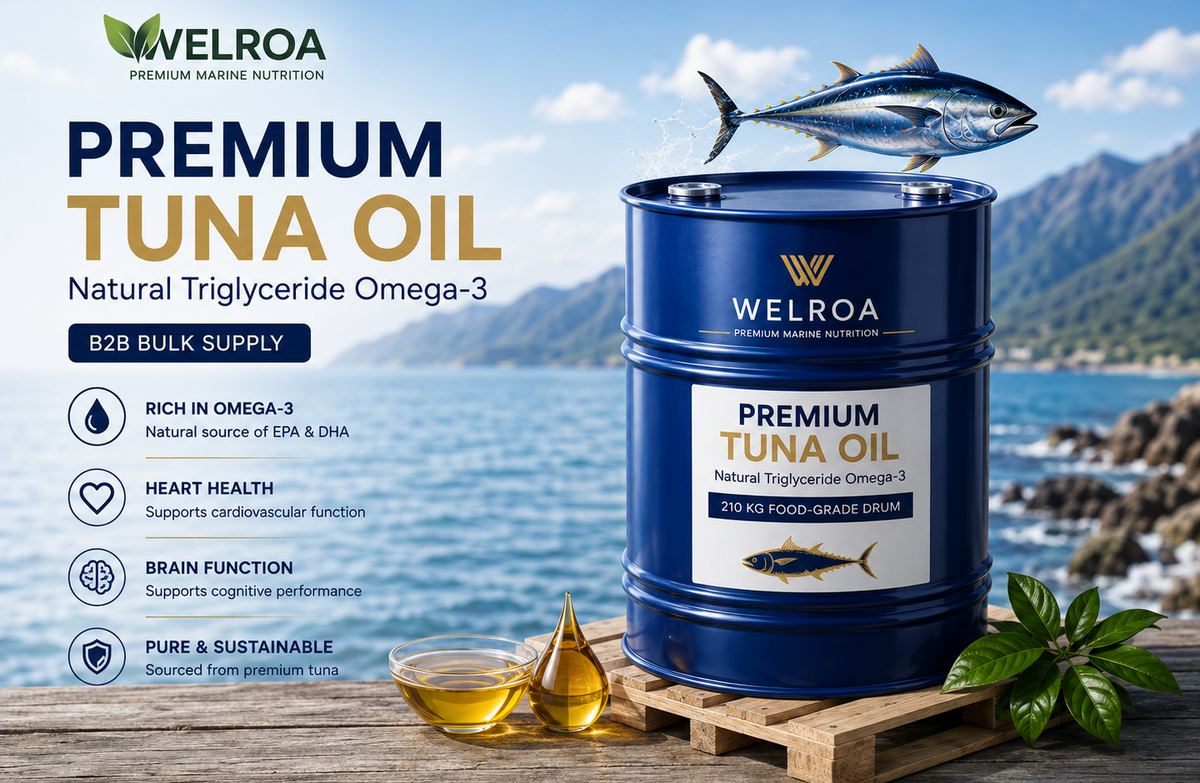 Natural Triglyceride Tuna Oil |Bulk B2B